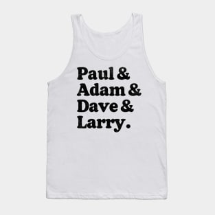 U2 Names List -- Retro Design Tank Top